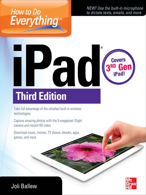 Title details for How to Do Everything iPad by Joli Ballew - Wait list
